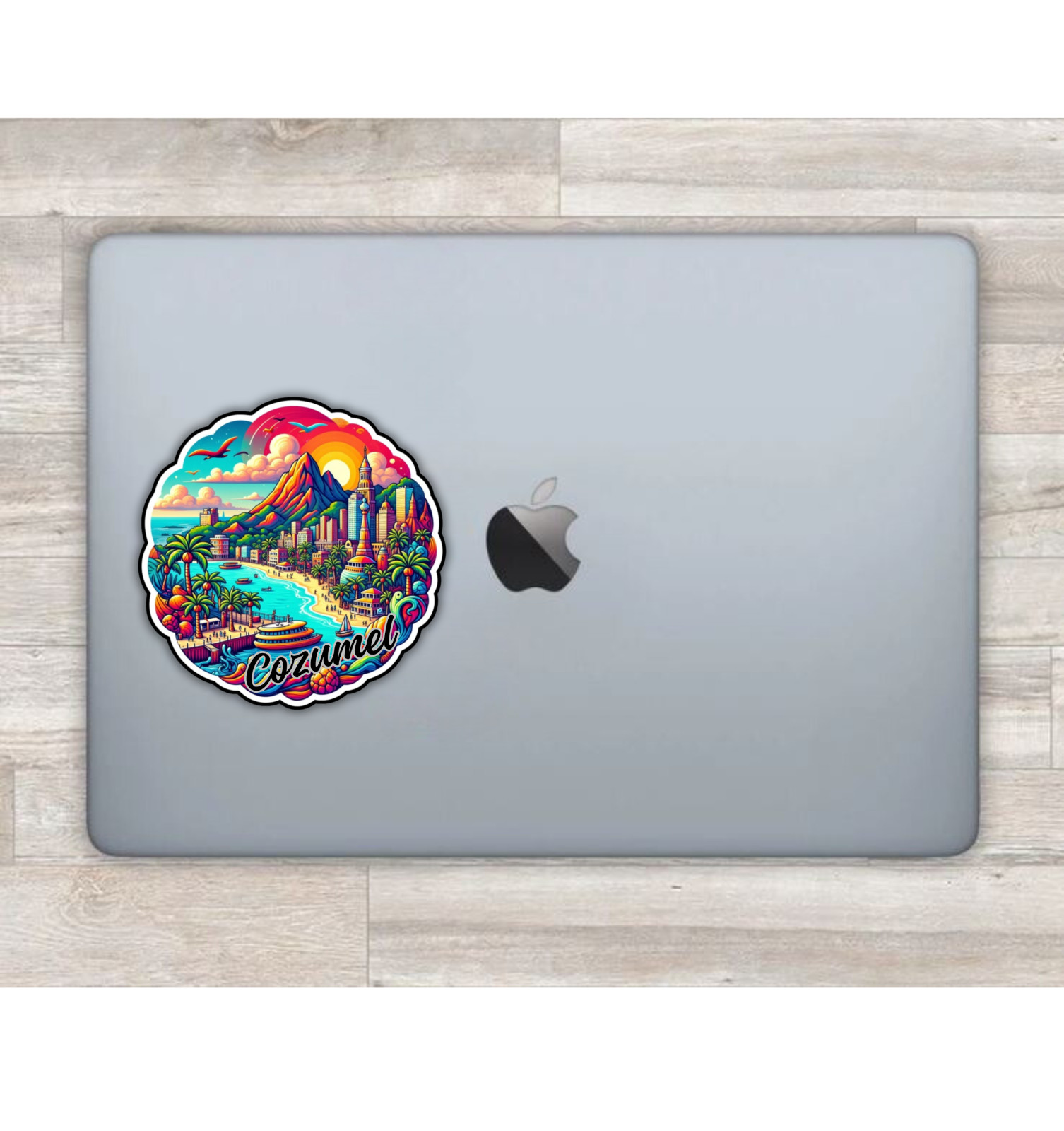 Cozumel Mexico Fridge Magnet or Laptop Sticker