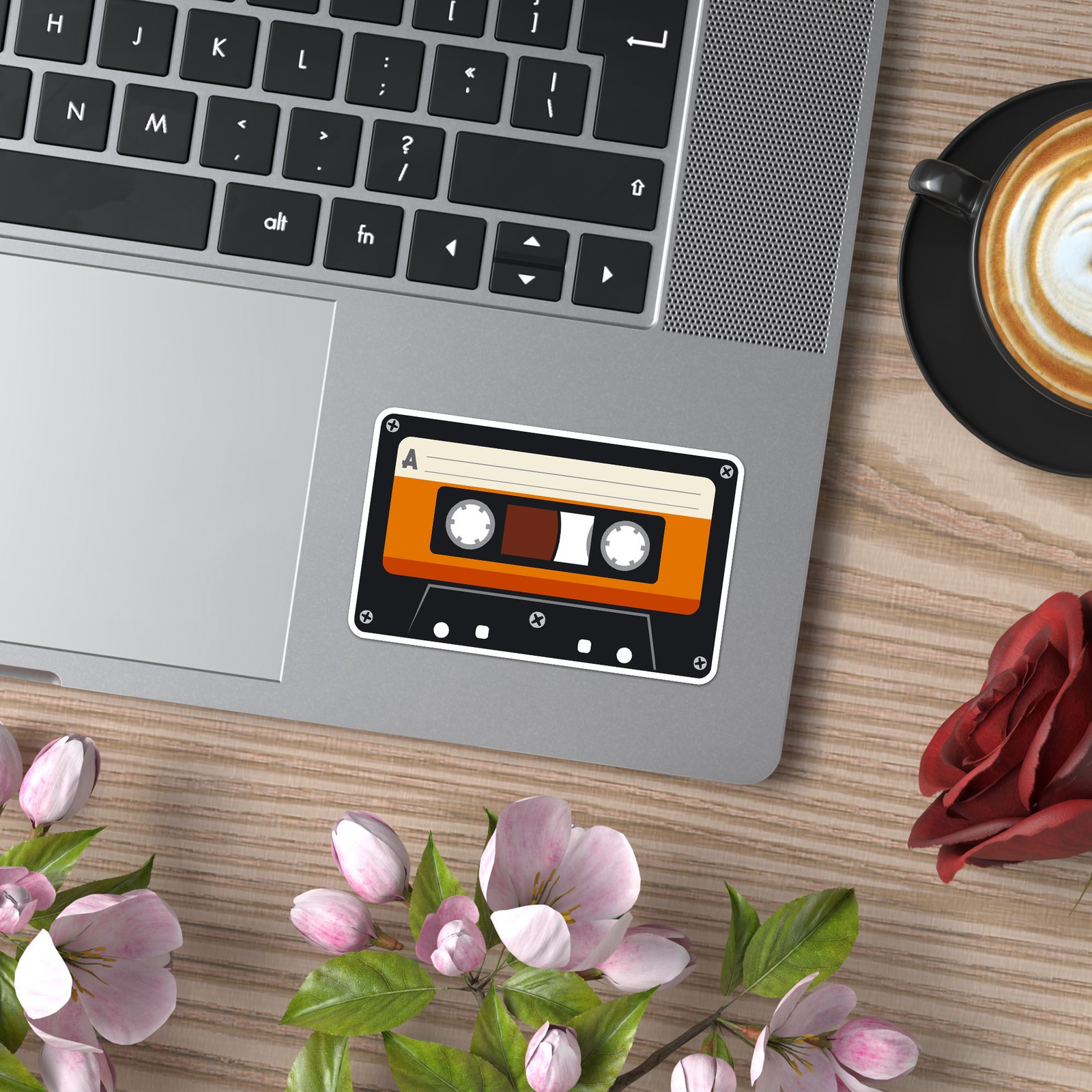 Cassette Tape 80's – Vinyl Decal Sticker – Car Window Laptop – ebn7794