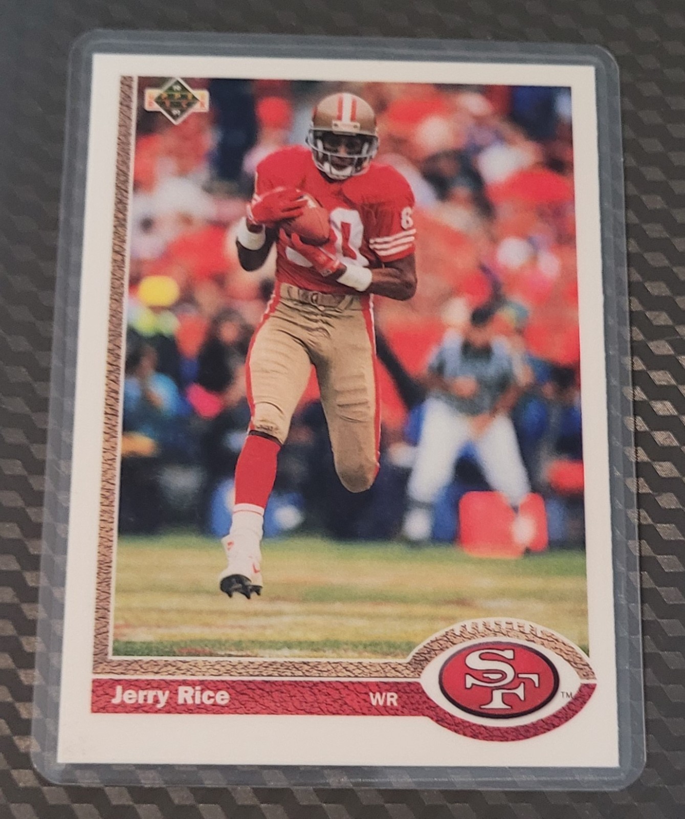 Jerry Rice SF 49'ers Football Card HOF Fridge/Locker/Cabinet Laminated Magnet