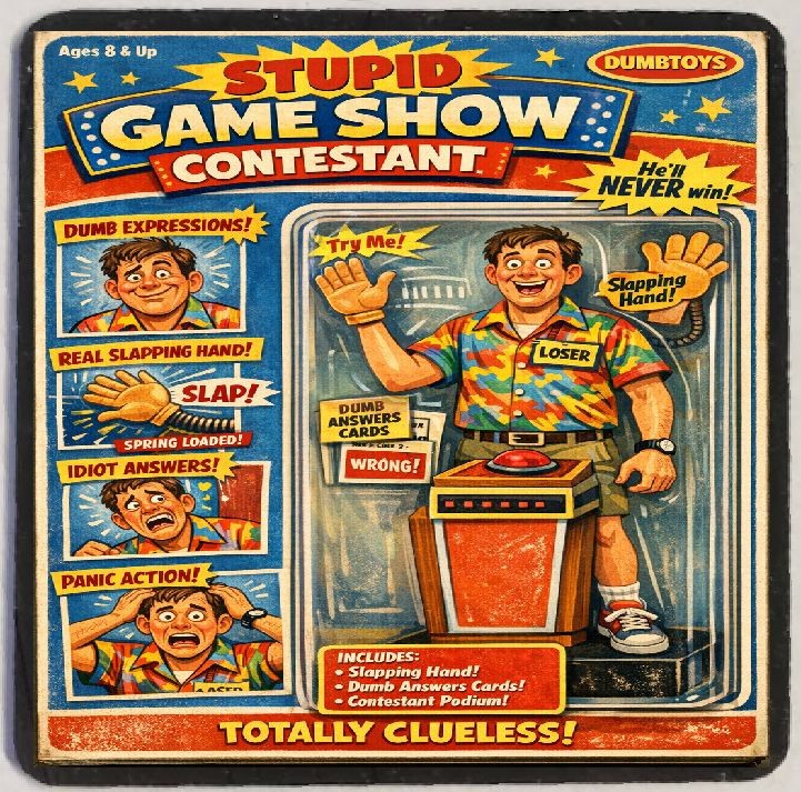 Action Figure Funny Game Show Refrigerator Magnet M275