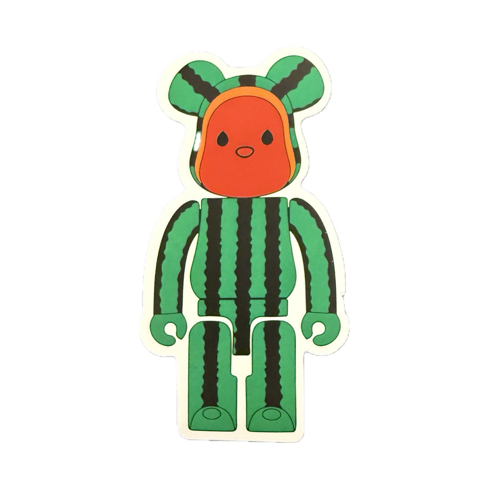 Bearbrick Style Sticker Lot Watermelon Levi’s Designer Art Toy Decals Set of 2
