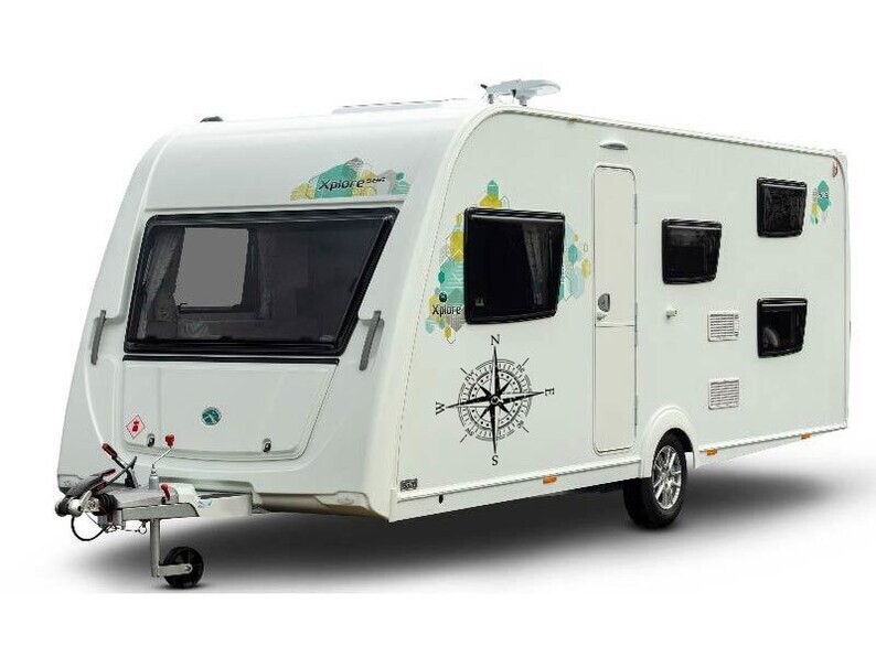 Compass vinyl decal – Vinyl sticker for your van, camper, caravan and more