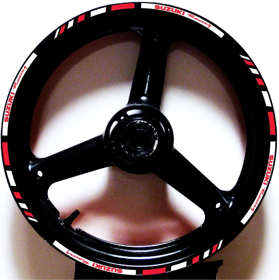 CUSTOM GP RIM STRIPE WHEEL DECAL TAPE STICKER SUZUKI Racing GSX 600 750 KATANA R