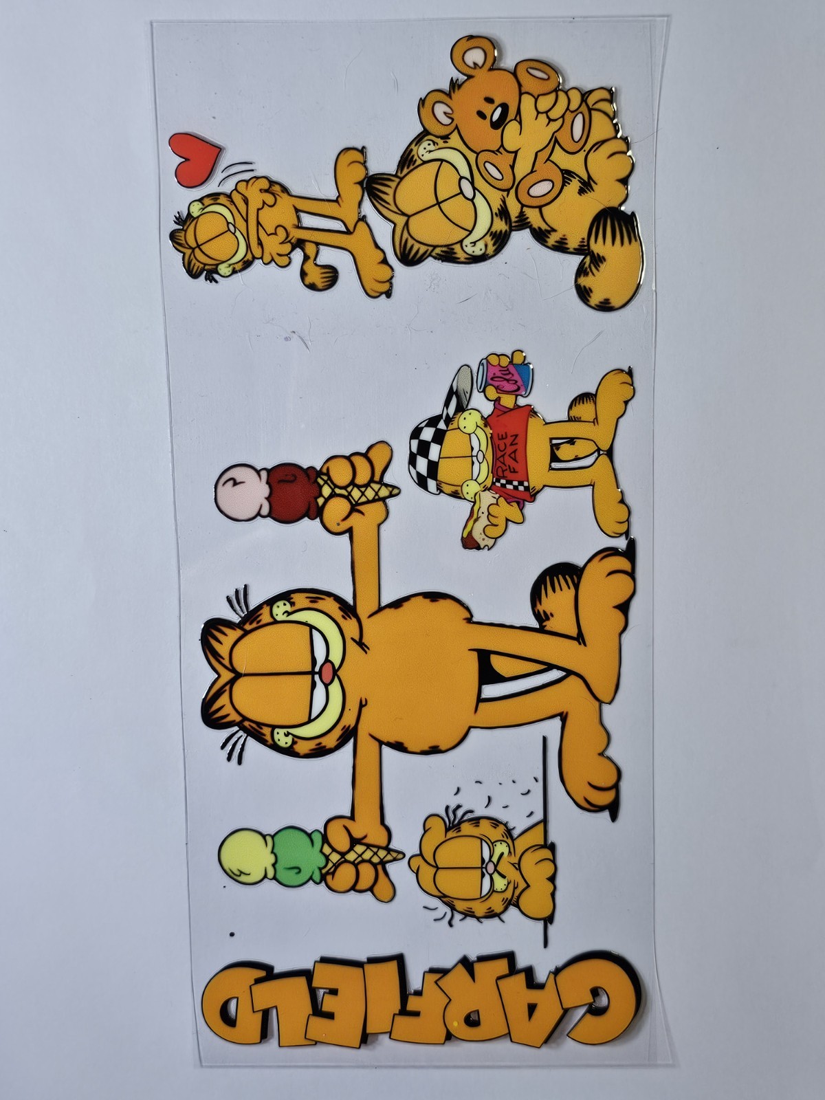Garfield UV DTF Transfer Sticker Wrap Tumbler UVDTF BUY 10+ GET COMBINED SHIP