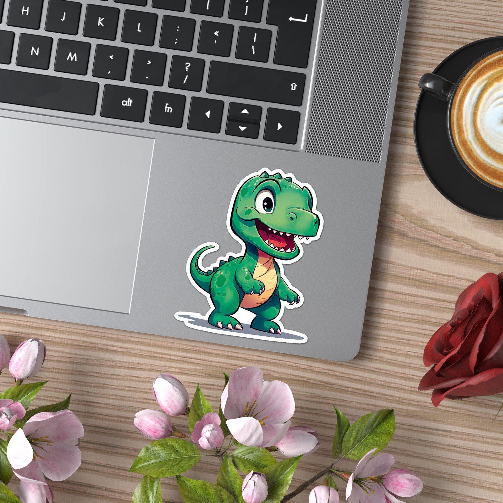 Baby Dinosaur T-Rex – Vinyl Decal Sticker – Car Window Laptop – ebn9912