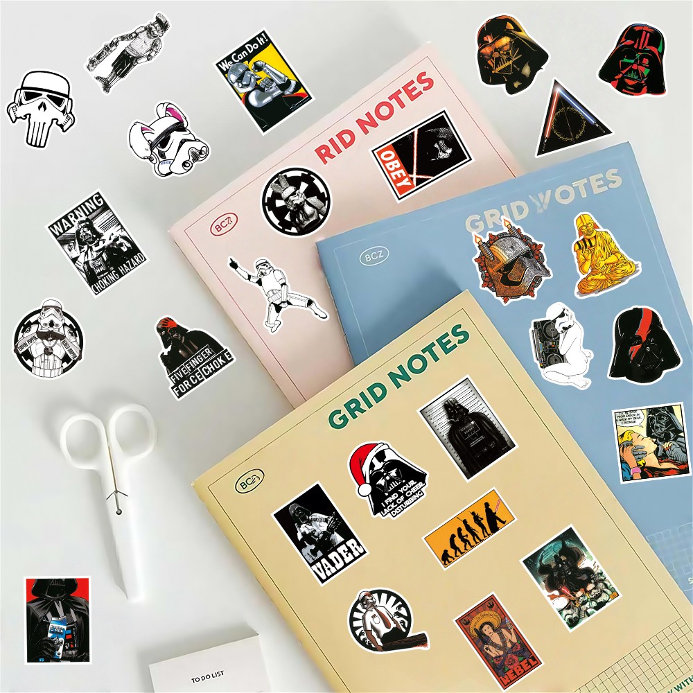 100Pcs Star Wars Stickers Bomb Laptop Skateboard Luggage Graffiti Decals Pack