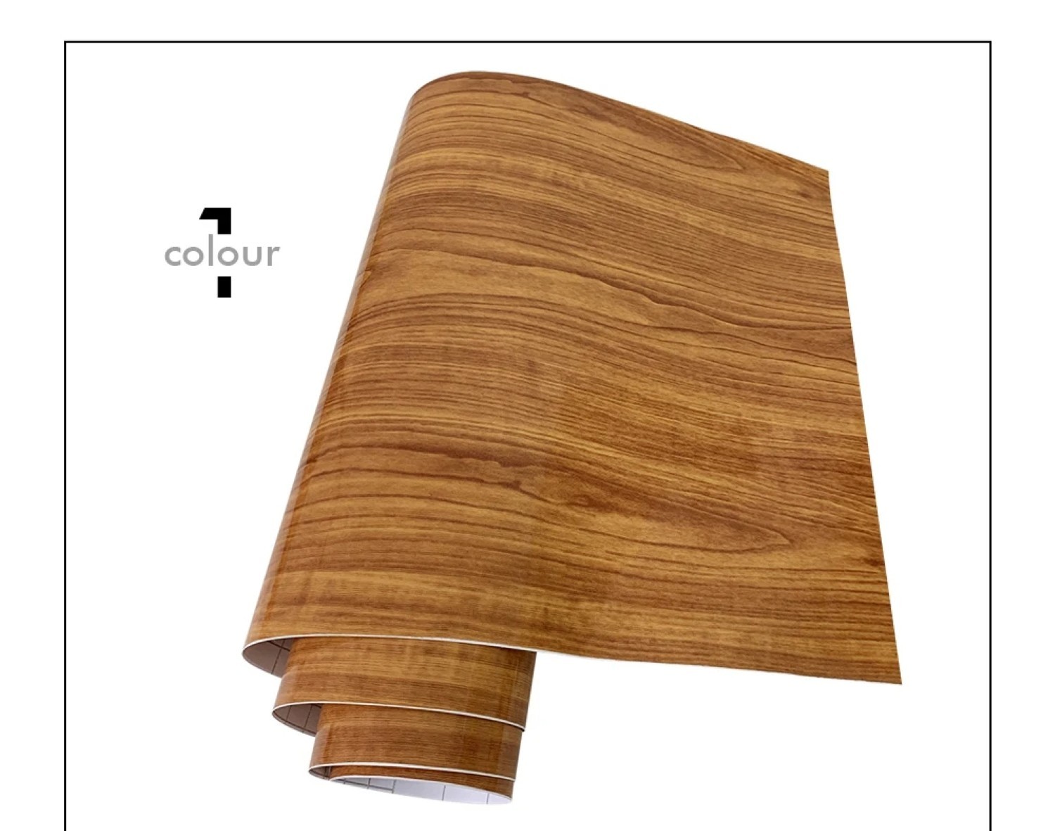 Sticker Decal Wrap PVC Film Glossy Wood Grain Polymeric DIY Car Interior Vinyl