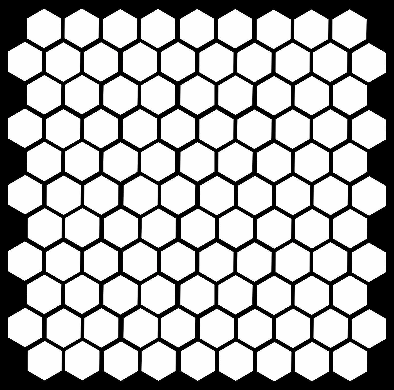 Honeycomb (104) 1" Vinyl Decals Bee Honey Home Accent Geometric Die Cut Sticker