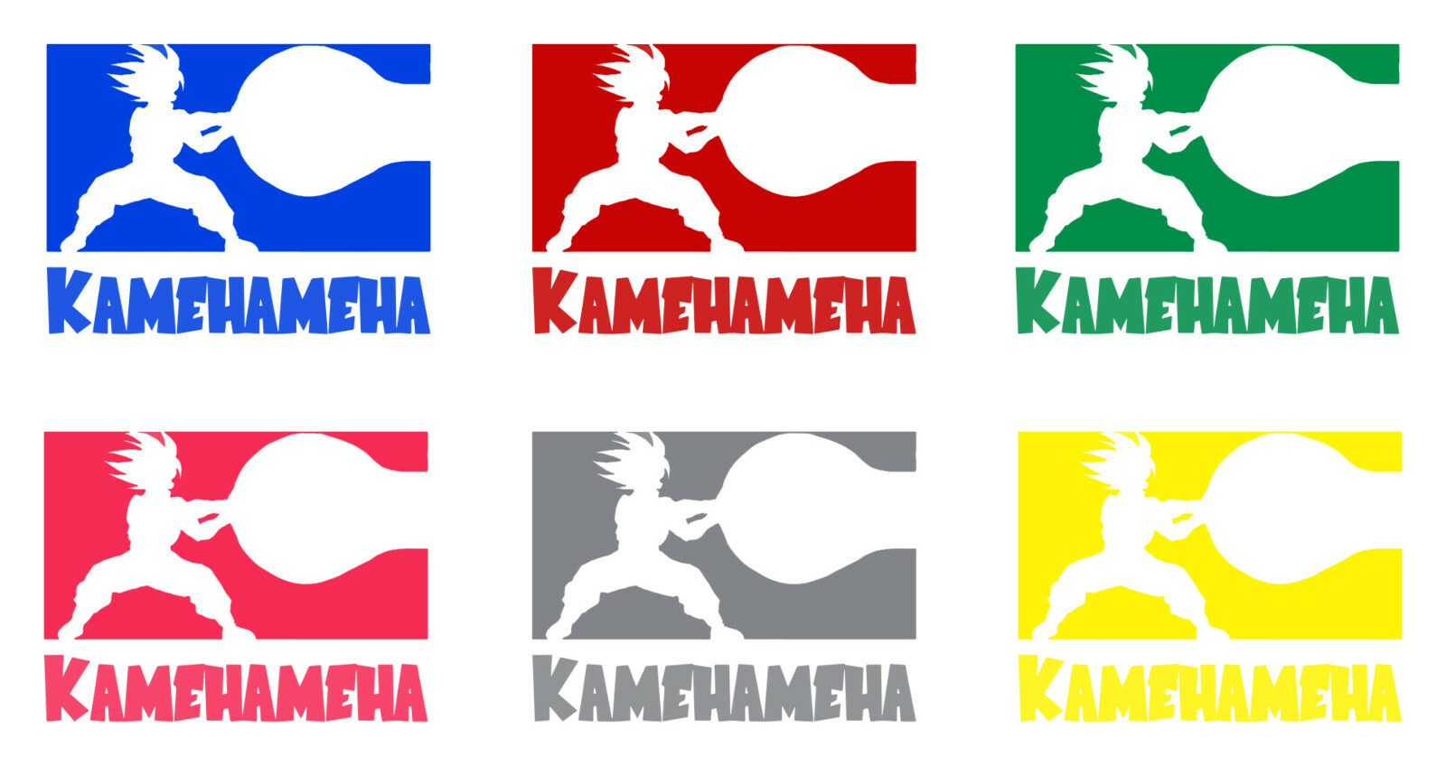 Vinyl Decal Truck Car Sticker Laptop Dragon Ball Z Super Saiyan Goku Kamehameha