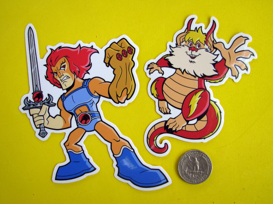 Lion-O Snarf Vinyl Sticker ThunderCats Skateboard Car Laptop Decal 80s Cartoon