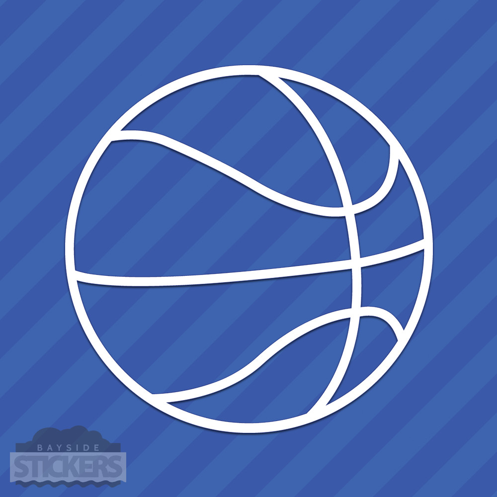 Basketball Vinyl Decal Sticker