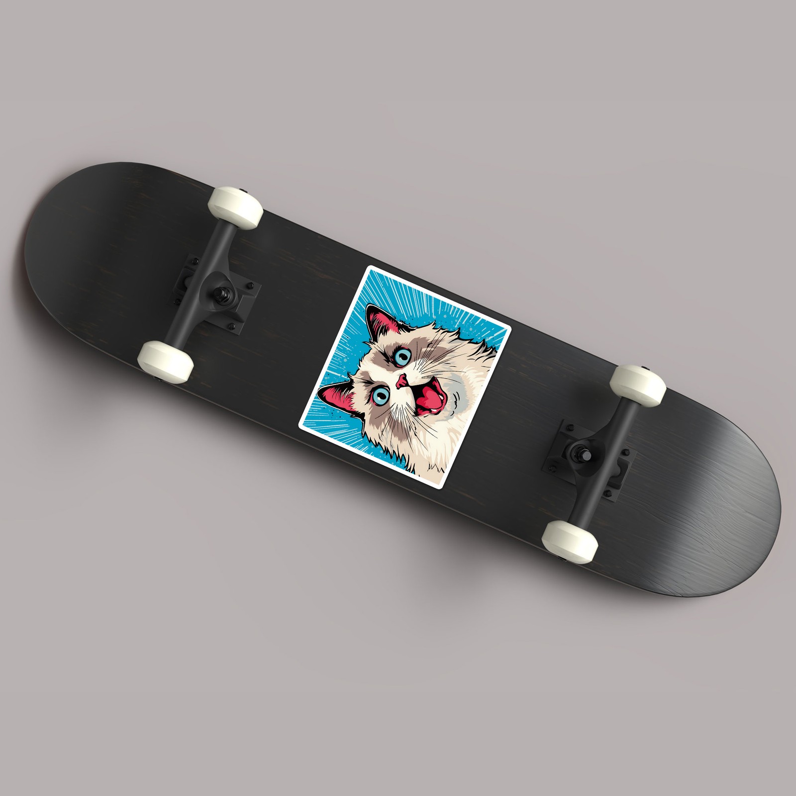 Popart Ragdoll Cat – Vinyl Decal Sticker – Car Window Laptop – ebn11850