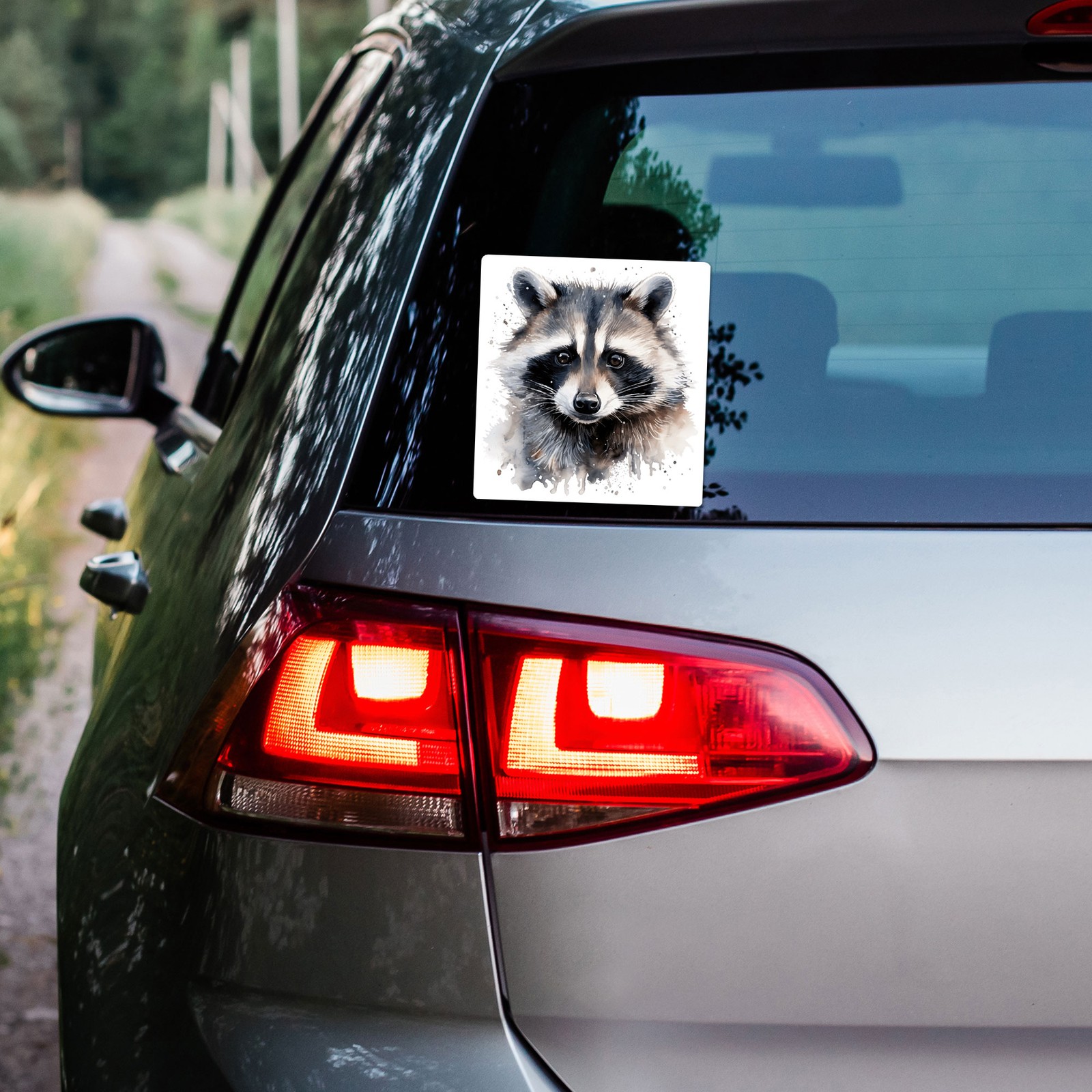 Raccoon – Vinyl Decal Sticker – Car Window Laptop – ebn9732