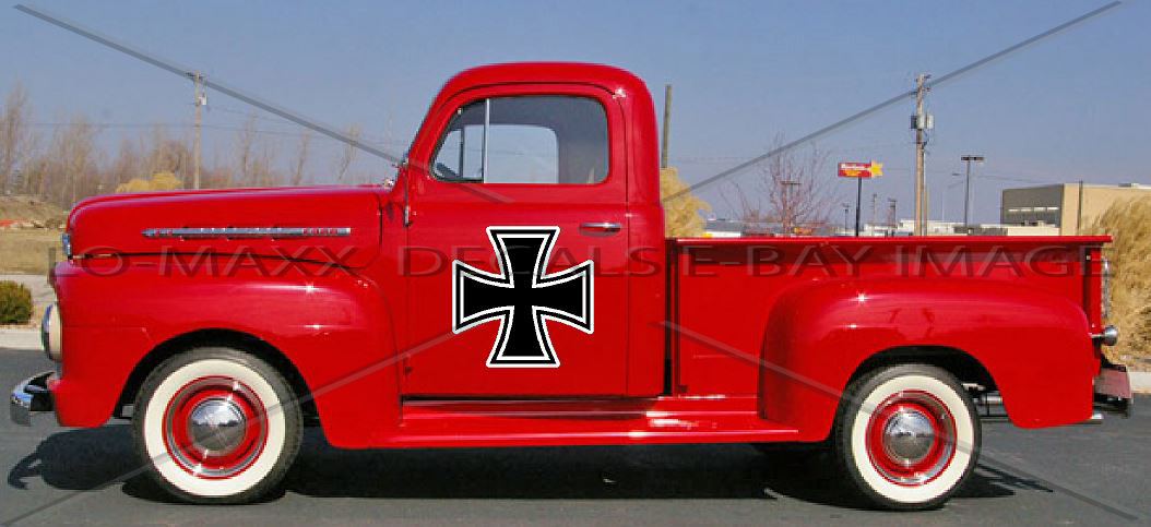 Iron Cross German Military Emblem Aircraft Fighter Bomber Insignia Decal Sticker