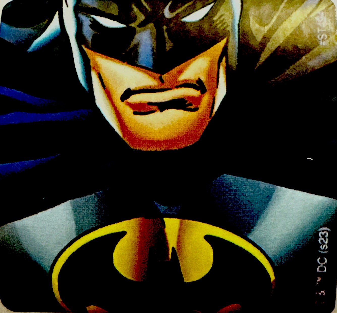 BATMAN STICKER✨🦇💪🏻💙💪🏻🦇✨2 1/2” X 2 1/2”✨AWESOME✨💫