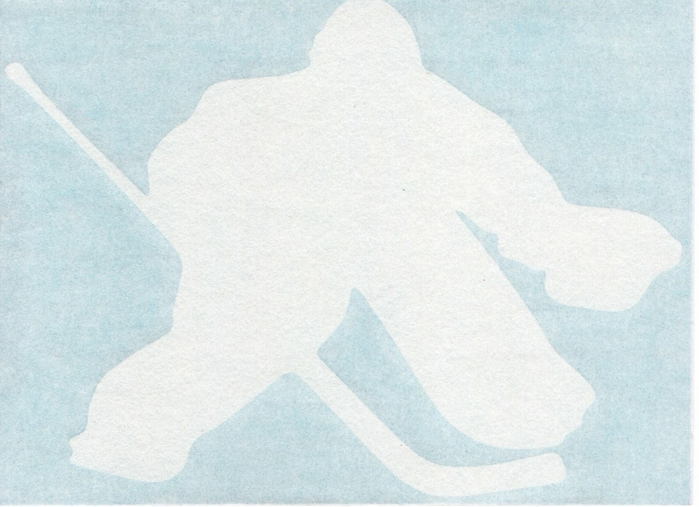 Hockey Goalie Goaltender Winter Games Car Auto Window Vinyl Decal Sticker 04055