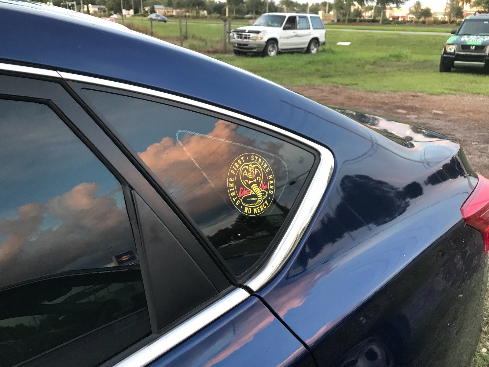 Cobra Kai Bumper Sticker Decal, Karate Kid Cobra Kia Window Sticker
