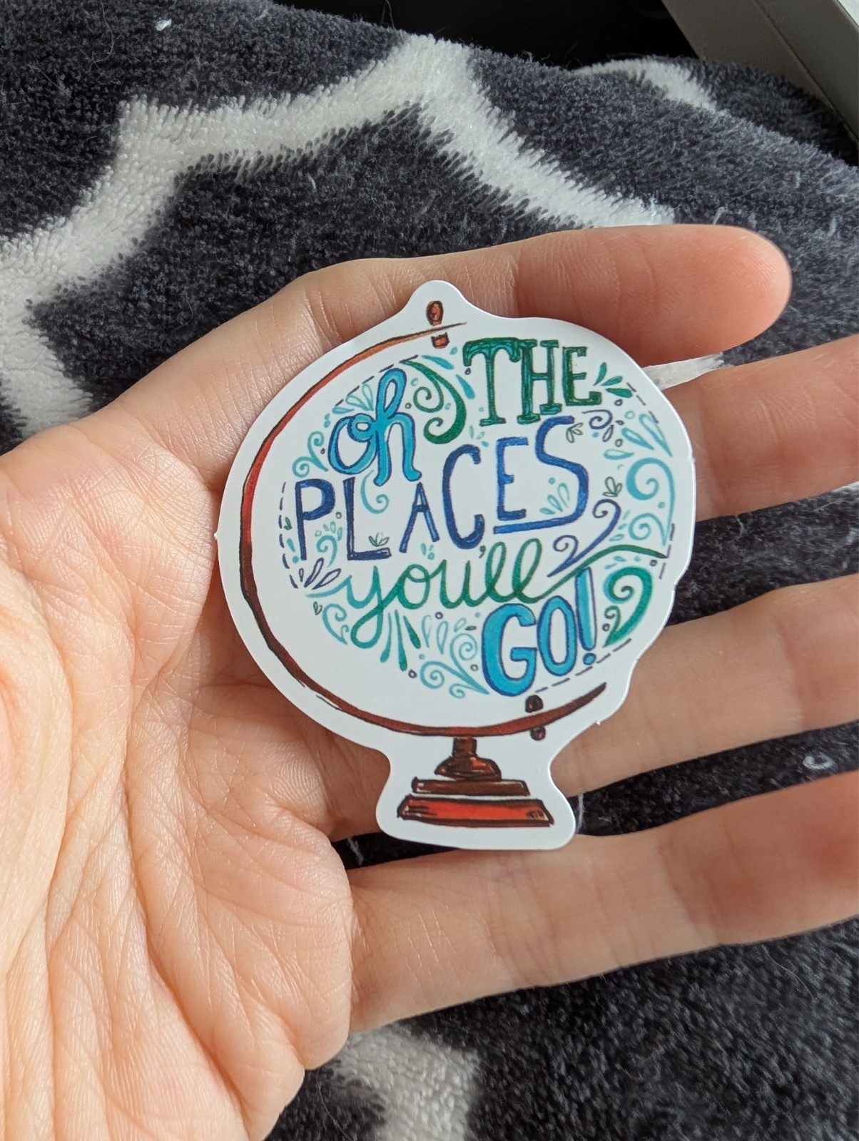 Dr Seuss Sticker | Whimsical Cartoon, Oh the places you'll go