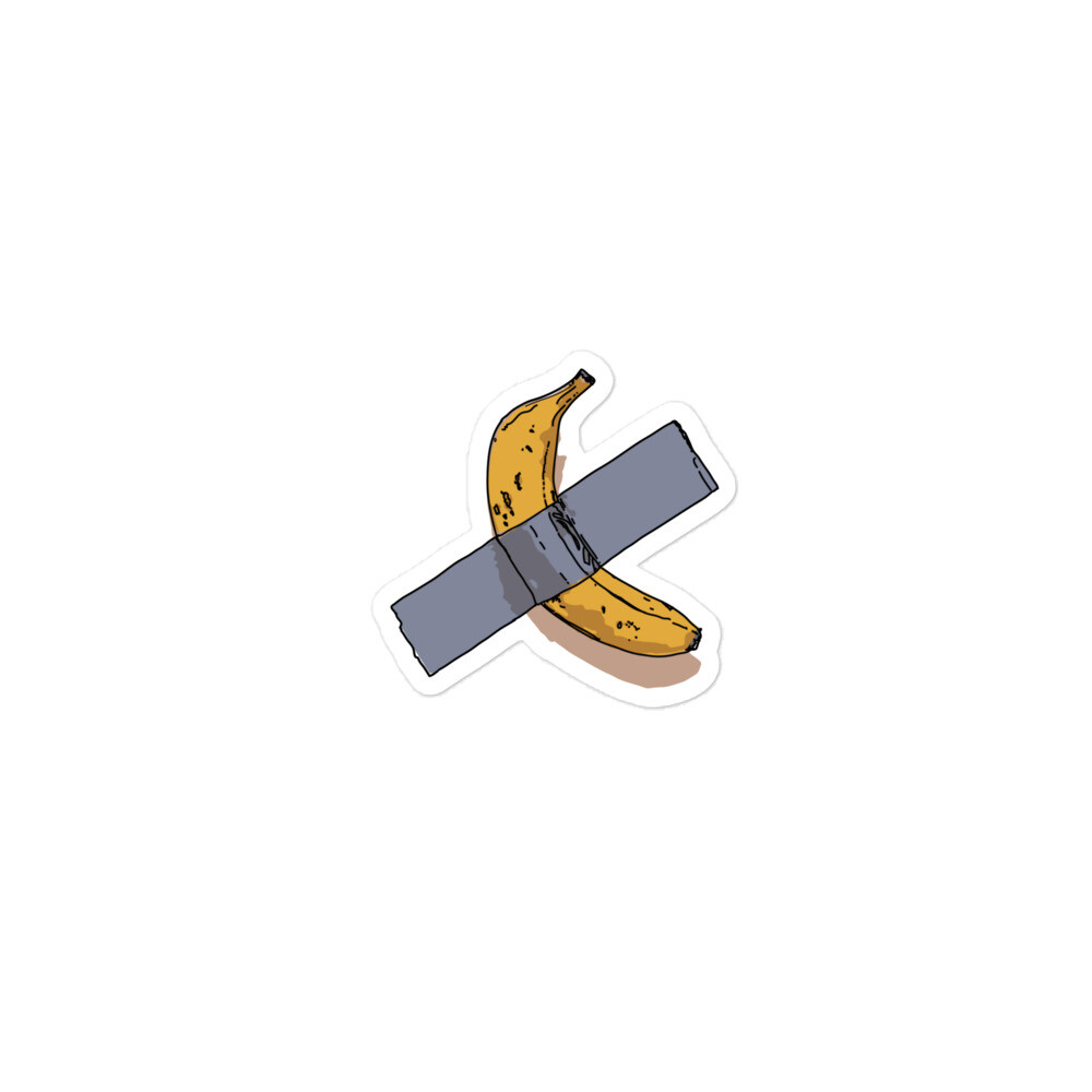 Banana Duct Tape Sticker Decal
