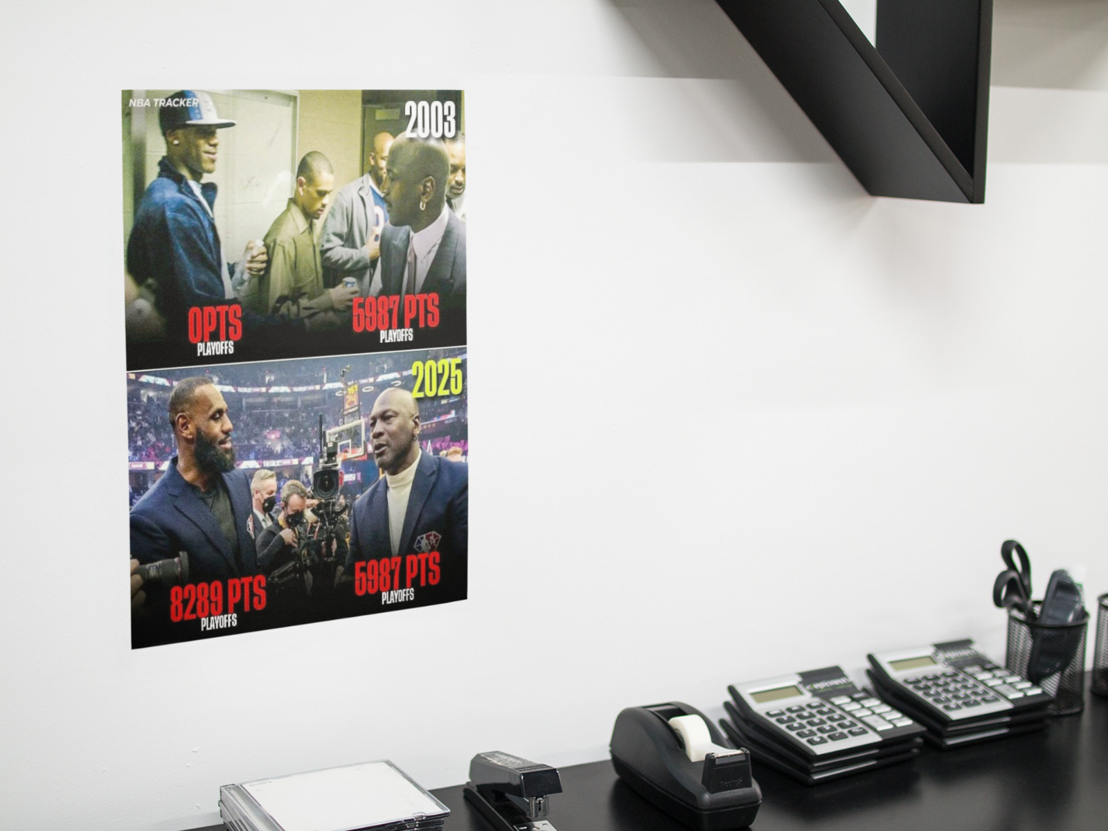 NBA Basketball LEBRON GOAT Wall Vinyl Decal Poster Removable Adhesive