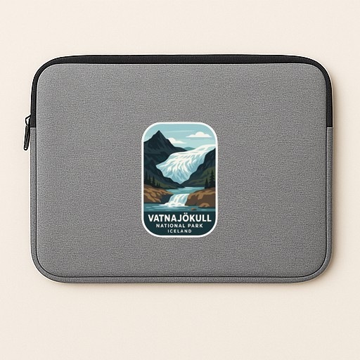 Vatnajökull Iceland Iron On Heat Transfer Vinyl HTV Die-Cut World National Parks