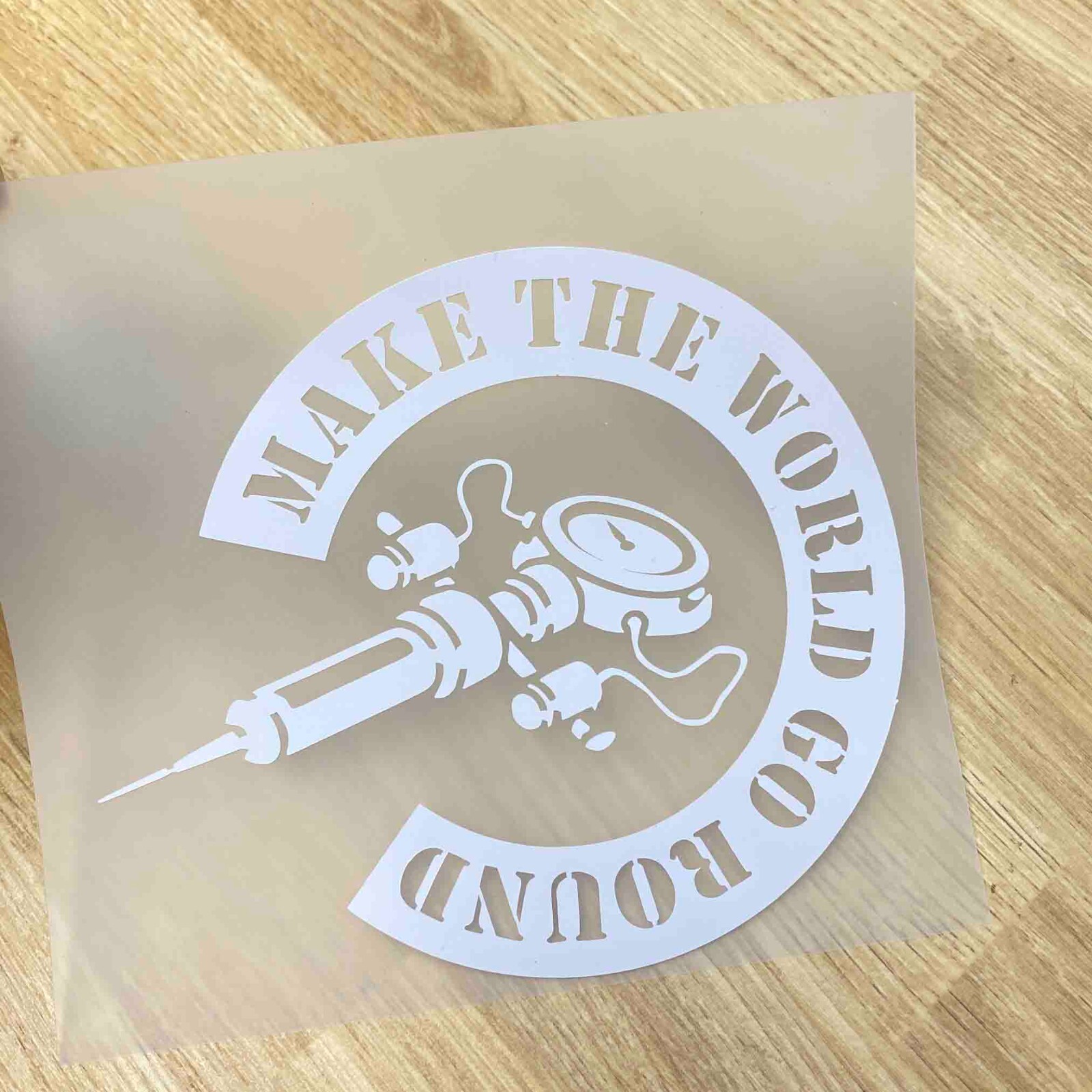 VAULT-TEC logo Fallout inspired Die cut fuel cap cover decals Car accessories