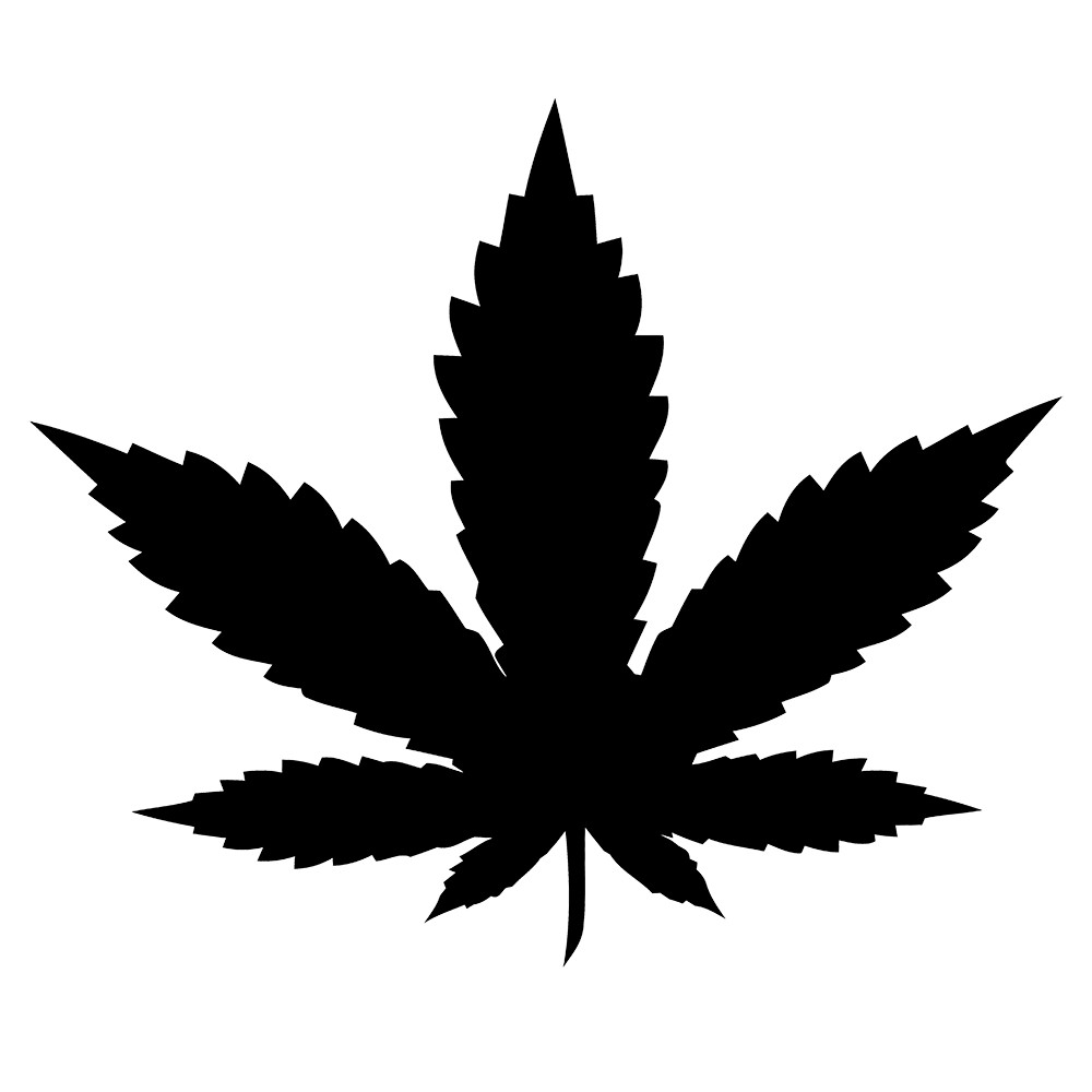 6" Pot Leaf Nature Vinyl Decal Sticker