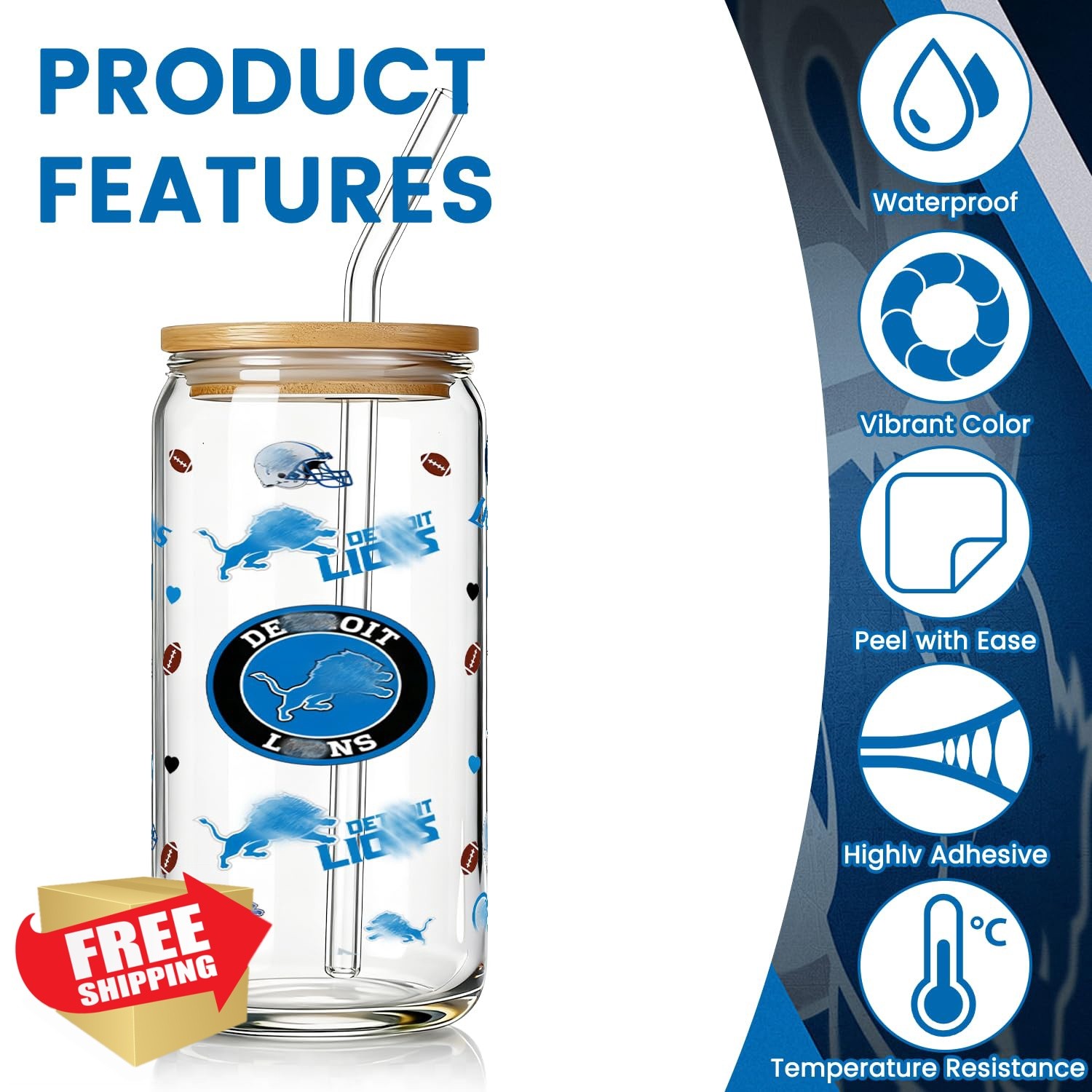 Cecliy Rugby Football UV DTF Cup Wraps 8 Sheets 16/20/40oz