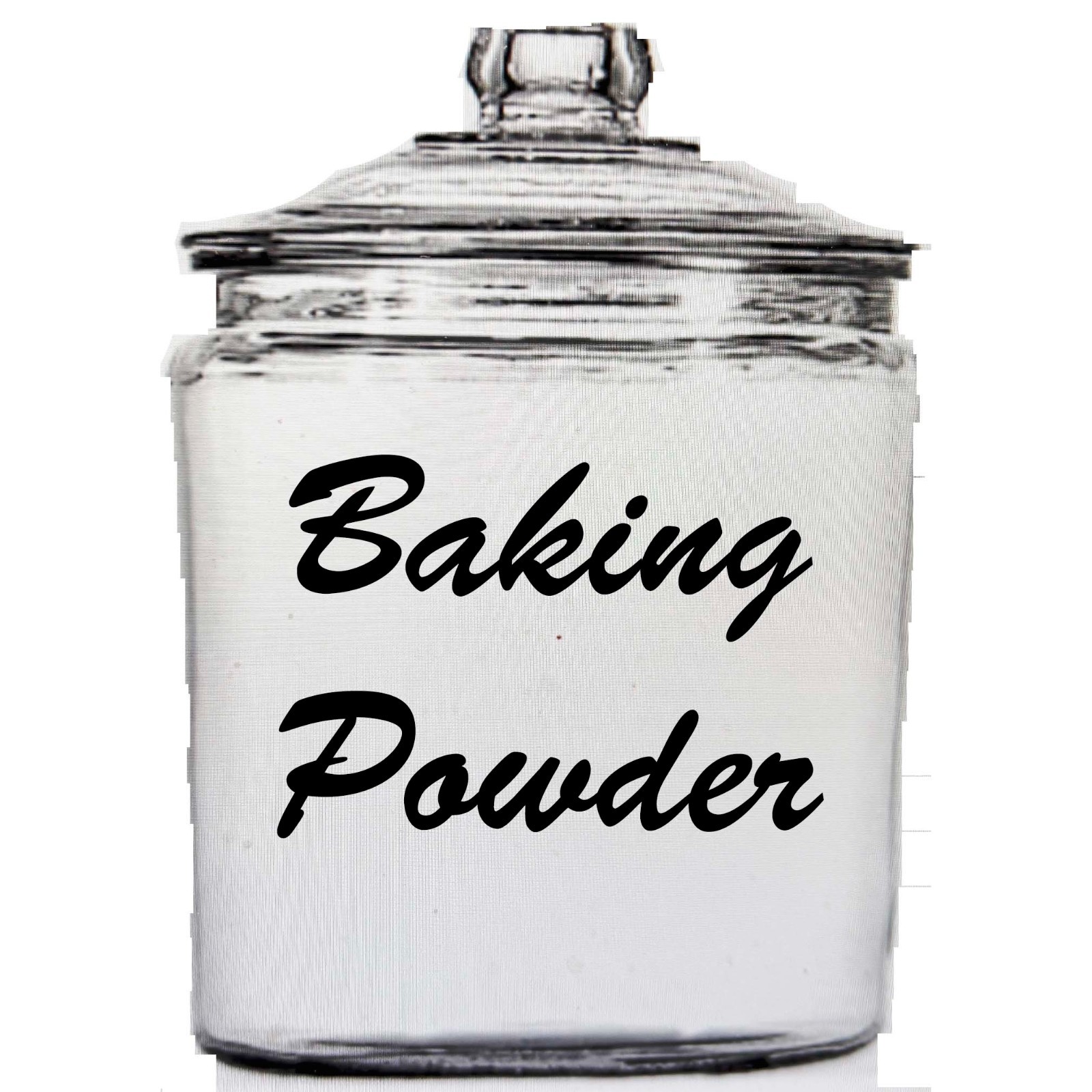 Baking Powder label canister jars storage custom Pantry kitchen organization
