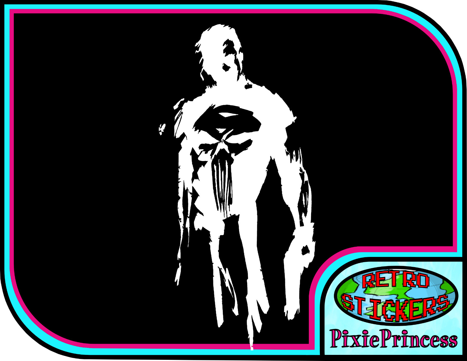 Marvel The Punisher Frank N Vinyl Sticker Car Bike Truck Window Wall Art Comic