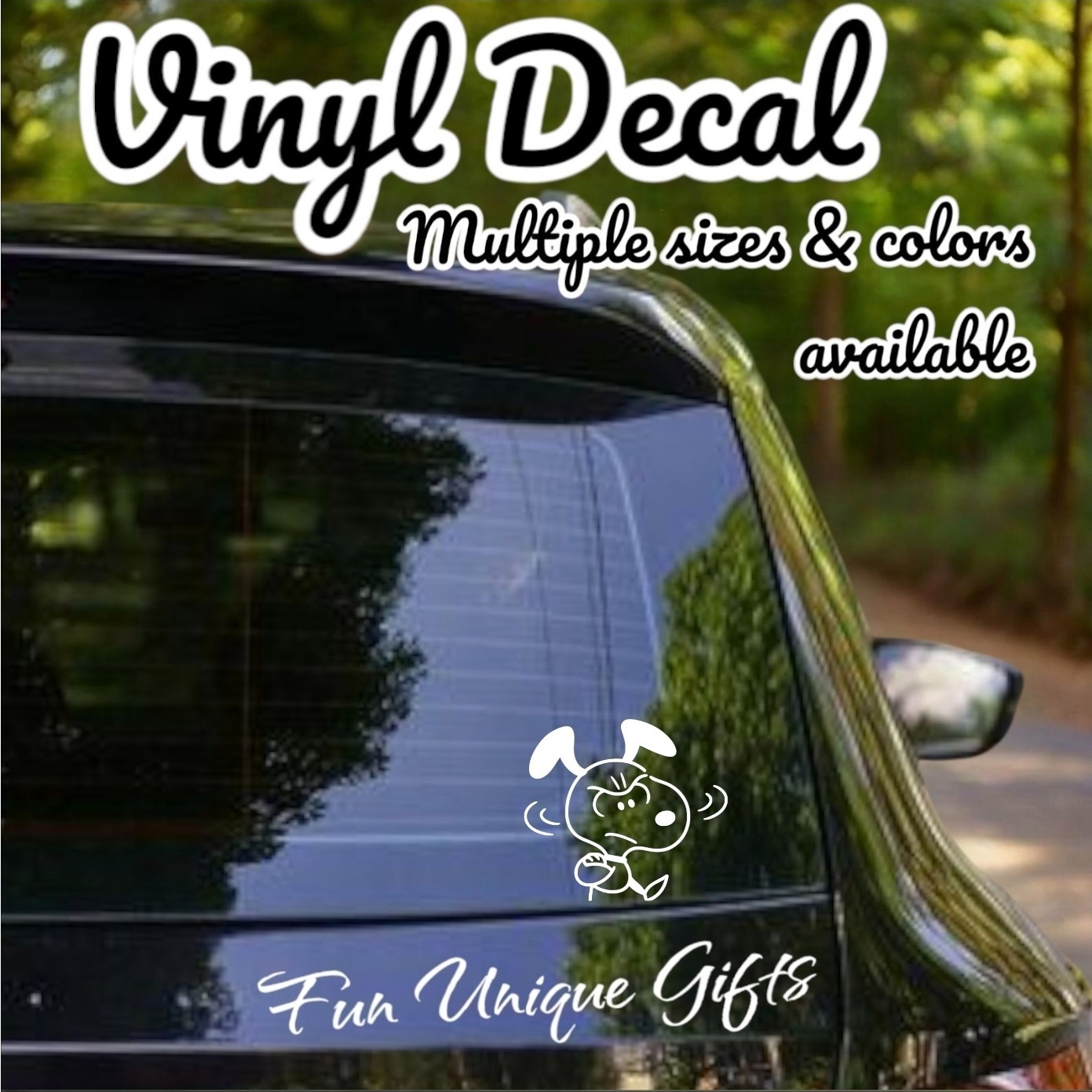 Snoopy Vinyl Decal Sticker -Multiple Colors & Sizes- SHIPS FREE!