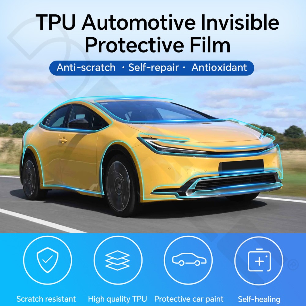 For Toyota Prius Prime 2023-2025 Paint Protection Film Precut Kit Gloss PPF TPU