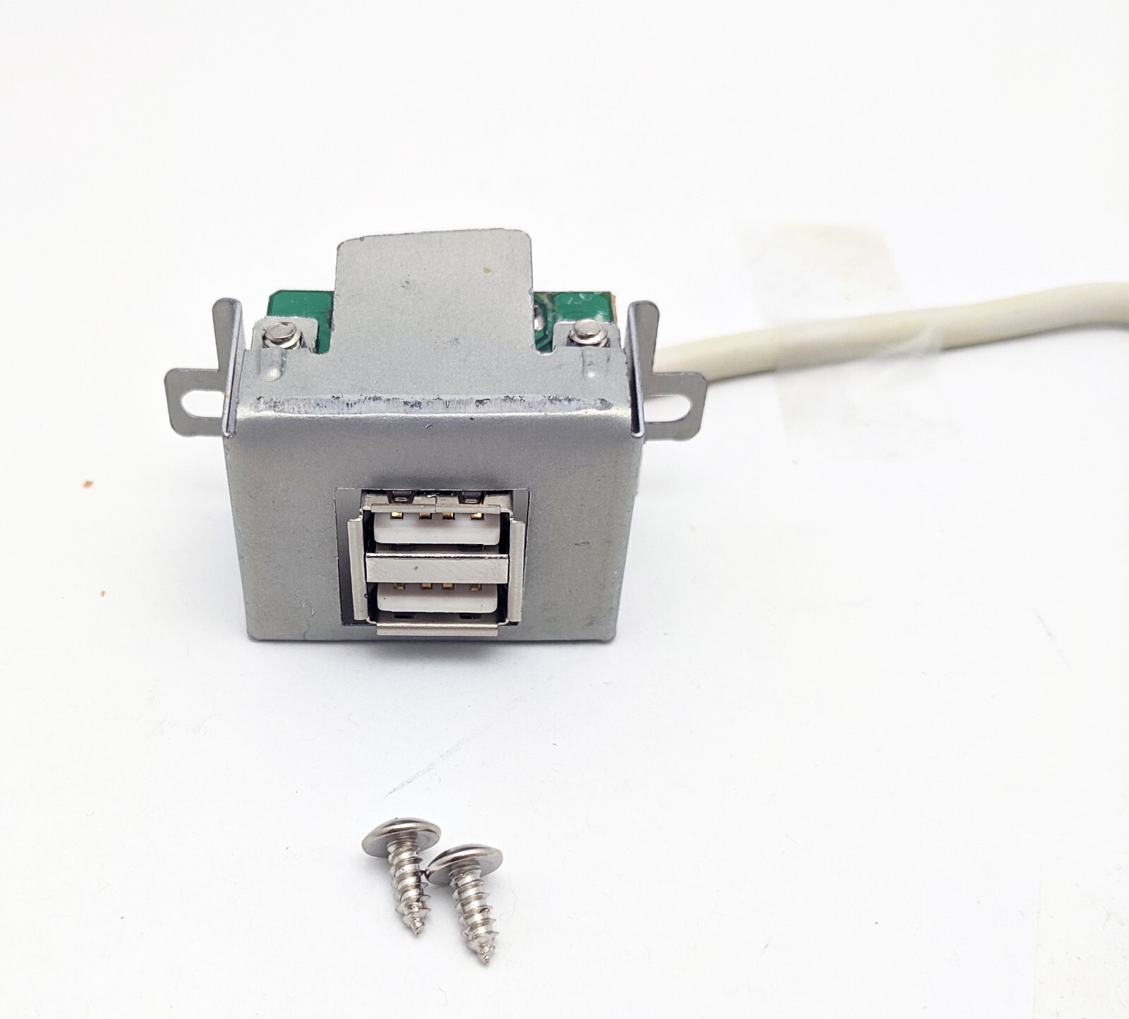 NEW PC Case Front Panel Dual USB Port w/ Individually-pin Connector Cable,Screws