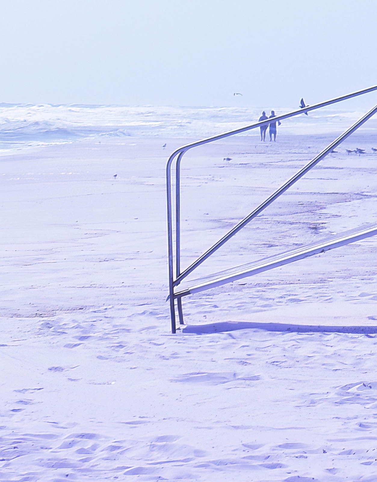 Lifeguard Tower on Pensacola Beach Wall Mural. Pastel Color Theme Peel and Stick