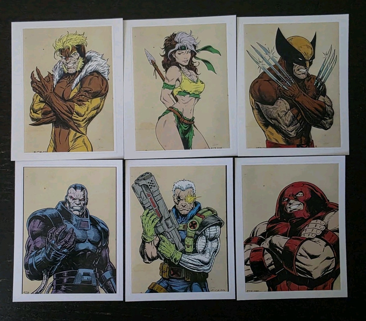 Marvel Wolverine, Sabertooth, Juggernaut, Cable, Rogue, Apocalypse Stickers 1/2