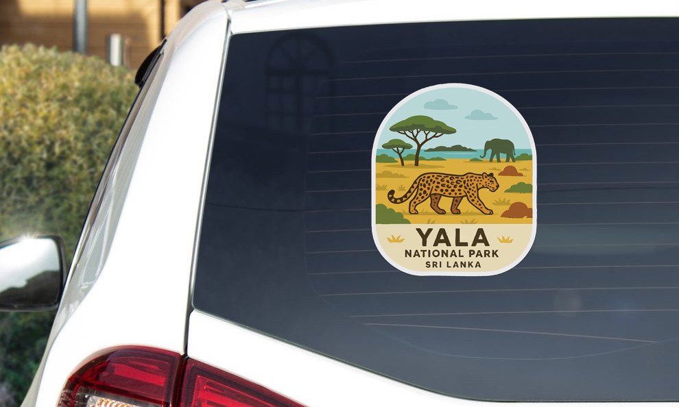 Yala Sri Lanka National Park Sticker Decal Vinyl Die-Cut World National Parks