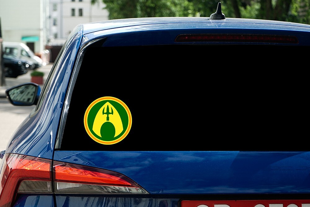 Aquaman DC Comics Vinyl Decal Sticker for Car Laptop Water Bottle Waterproof