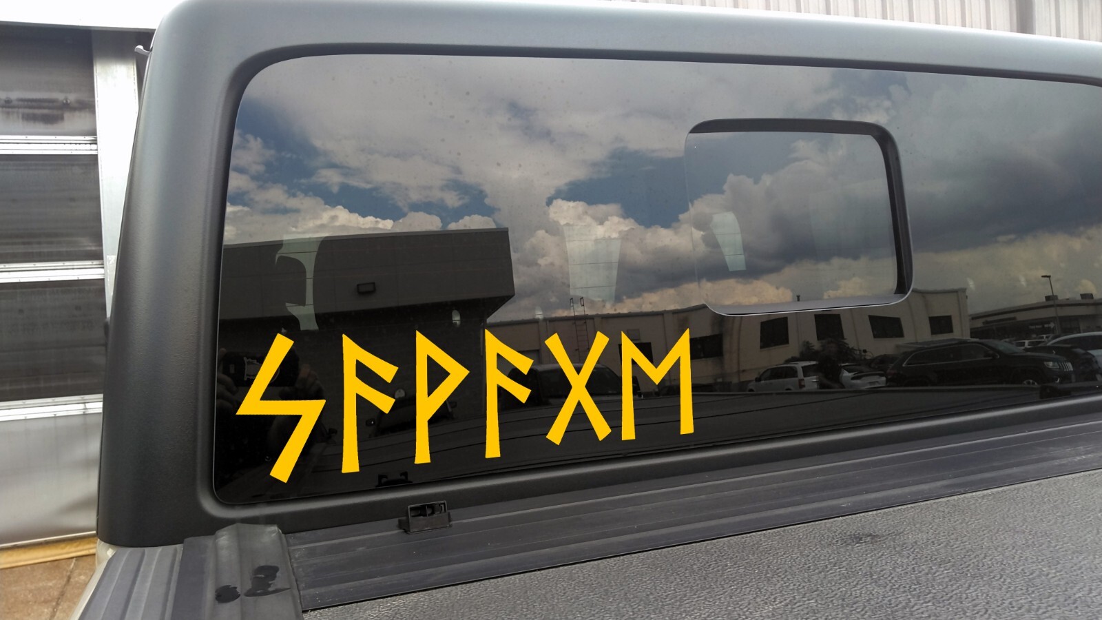 Savage in Elder Futhark Vinyl Decal – Viking Norse Heathen – Die Cut Sticker