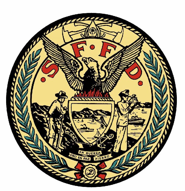 San Francisco Fire Dept Sticker Decal R946