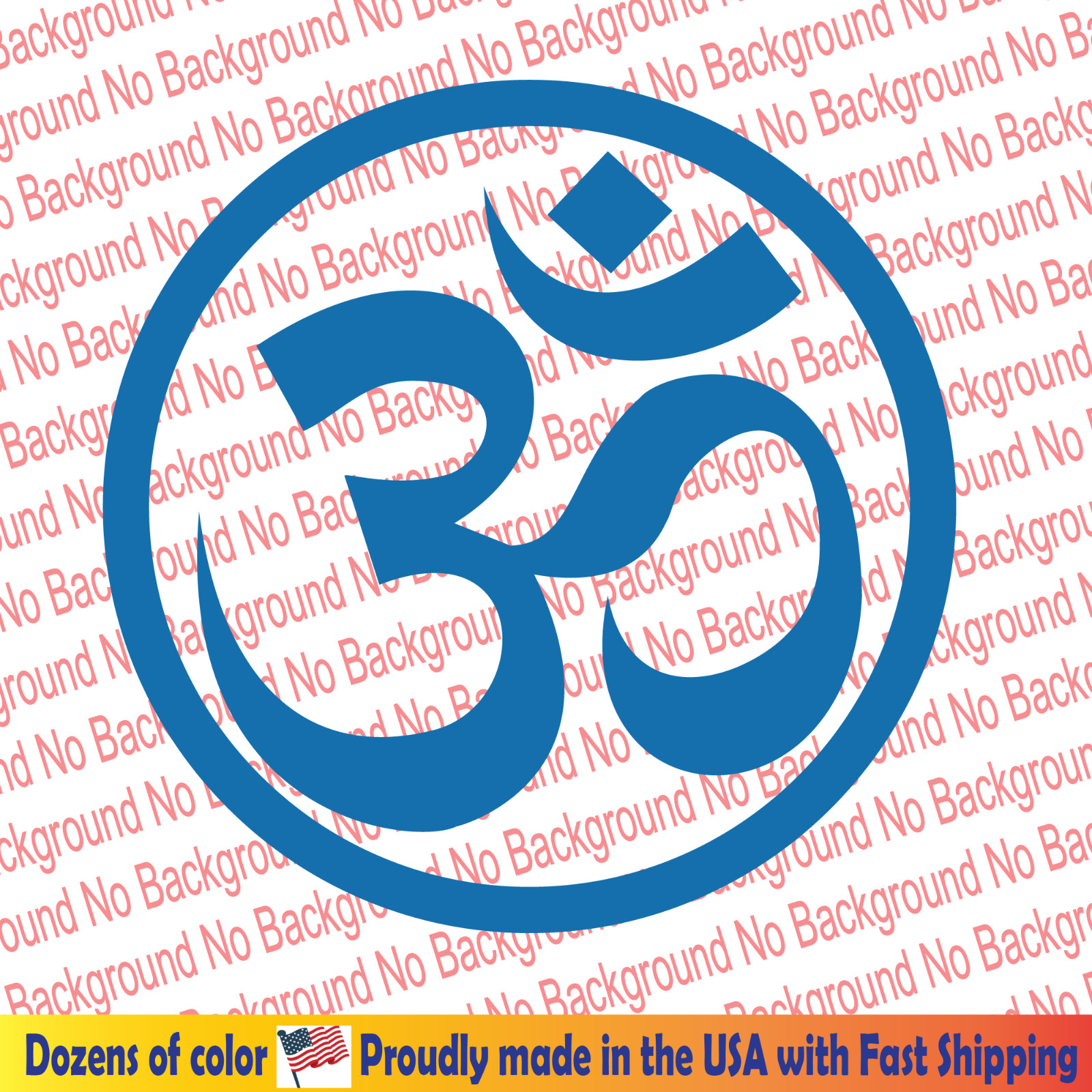 Om Symbol Decal Die Cut Sticker Hinduism Buddhism Buddha Essence Universe FY175