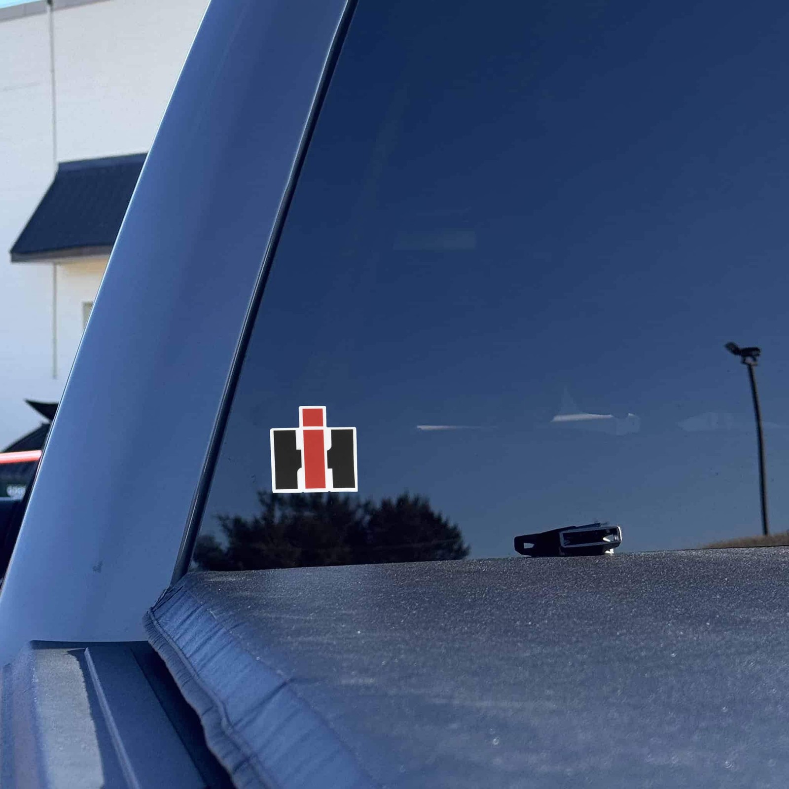 IH Logo 2 in x 2 in Cutout Decal Sticker Case IH Tractor Farm Equipment IH-Decal