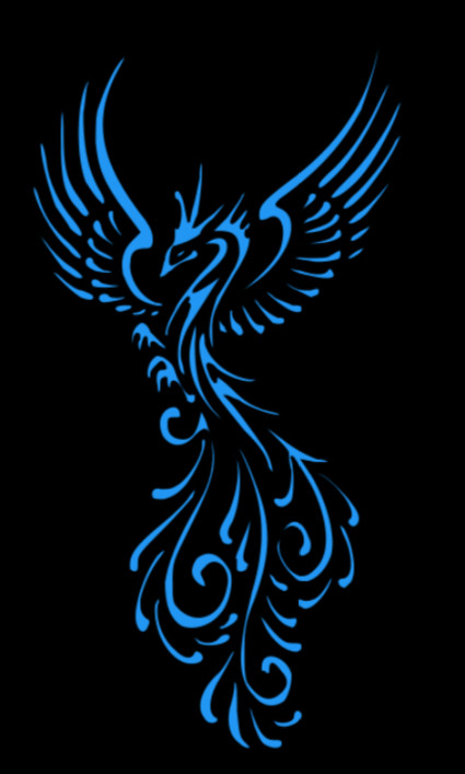 Phoenix Vinyl Decal fantasy mythical bird