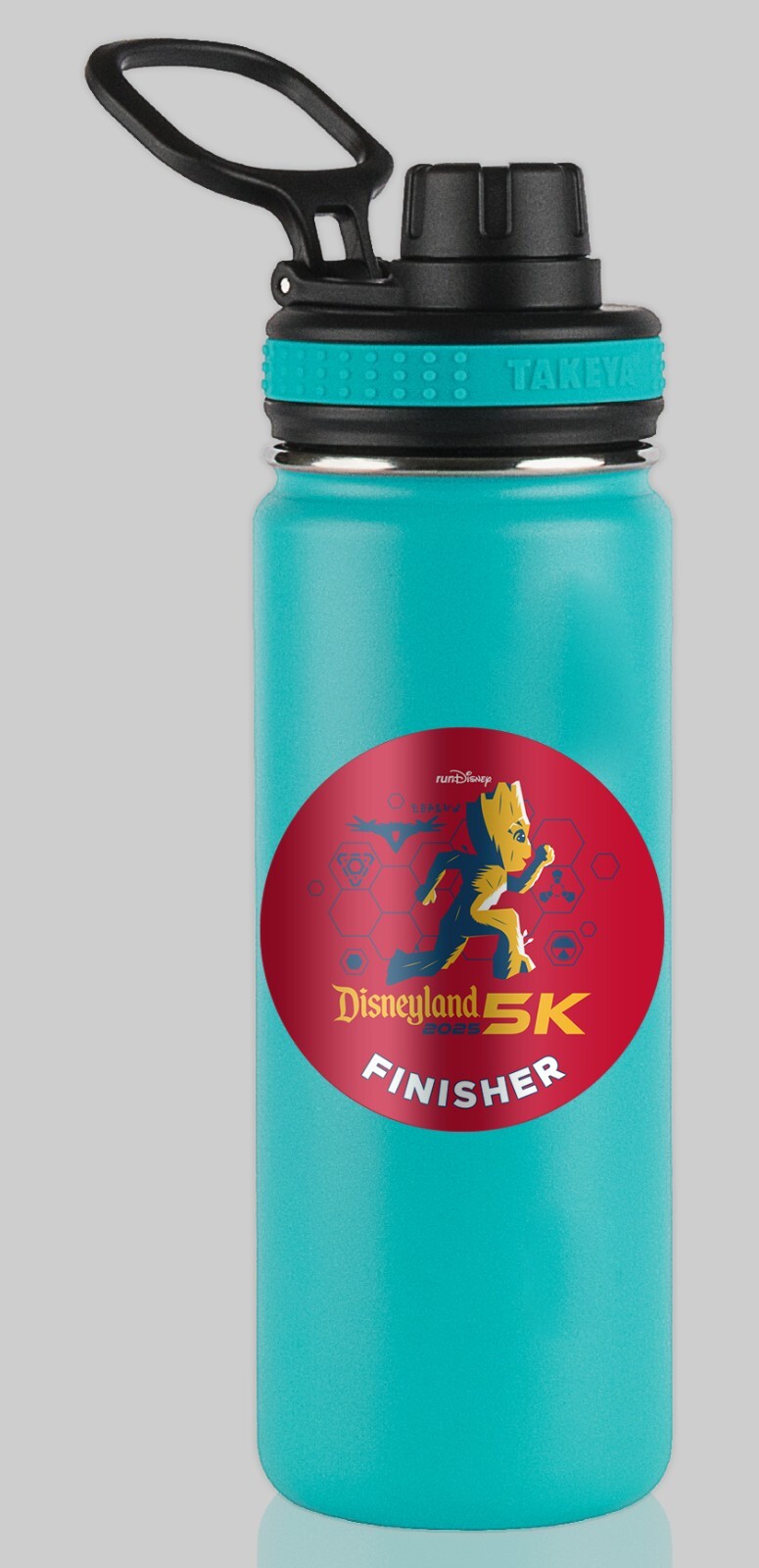 Disneyland Half Marathon Weekend 2025 5K 3.1 FINISHER Water Bottle Sticker