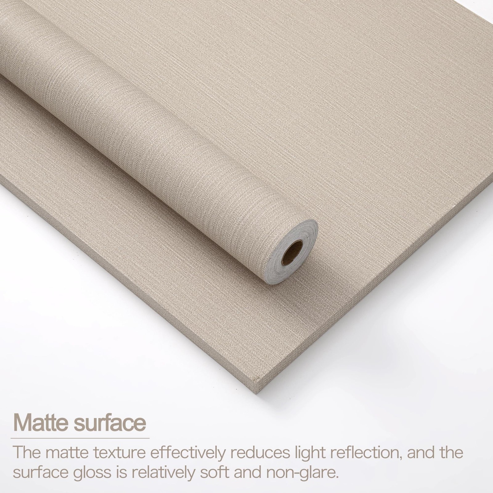 24in X 393in Grasscloth Peel and Stick Fabric Textured Contact Paper for Cabi…