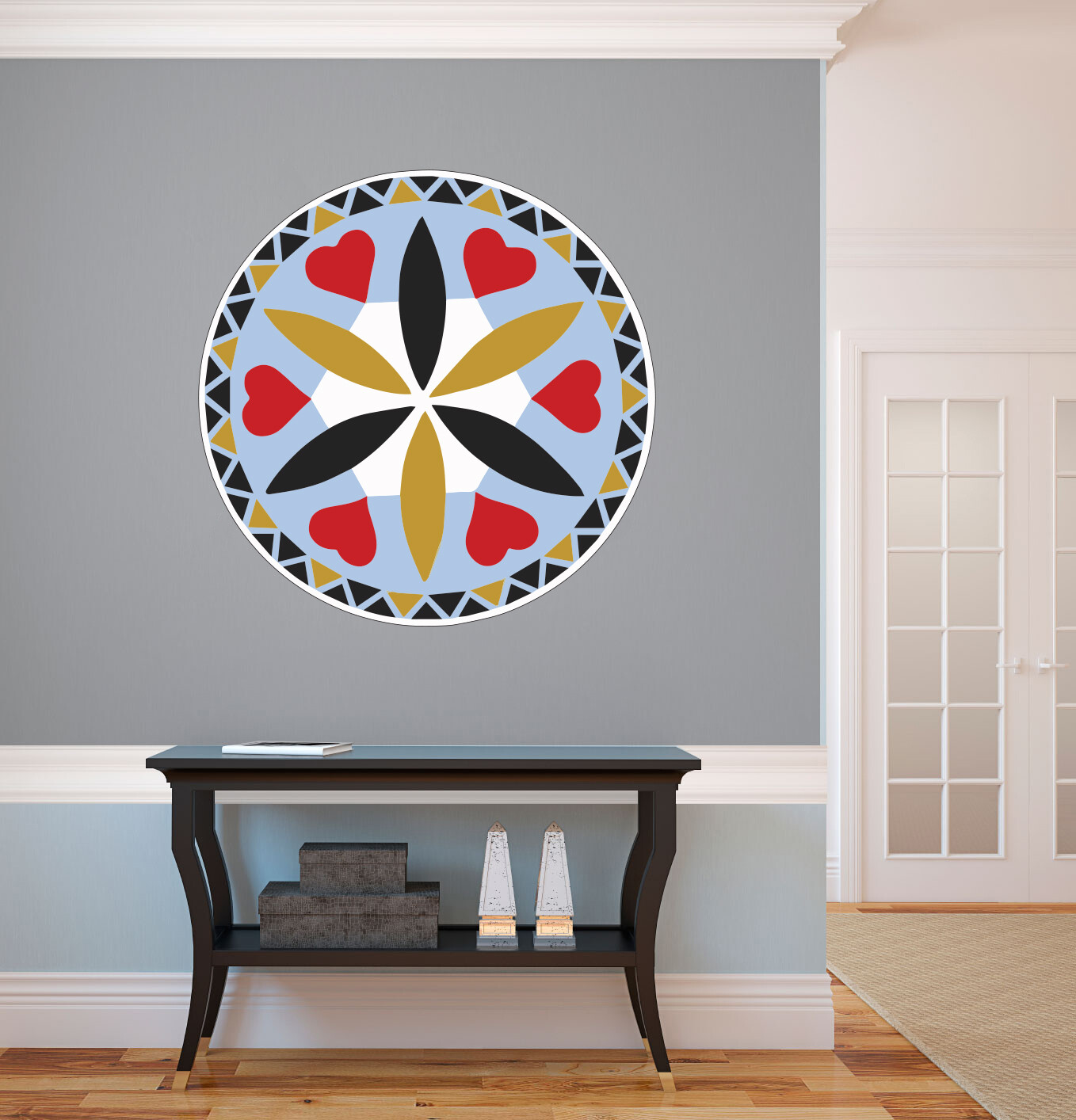 Pennsylvania Dutch Hex Sign – Design 11 – Wall Decal – Indoor or Outdoor Use