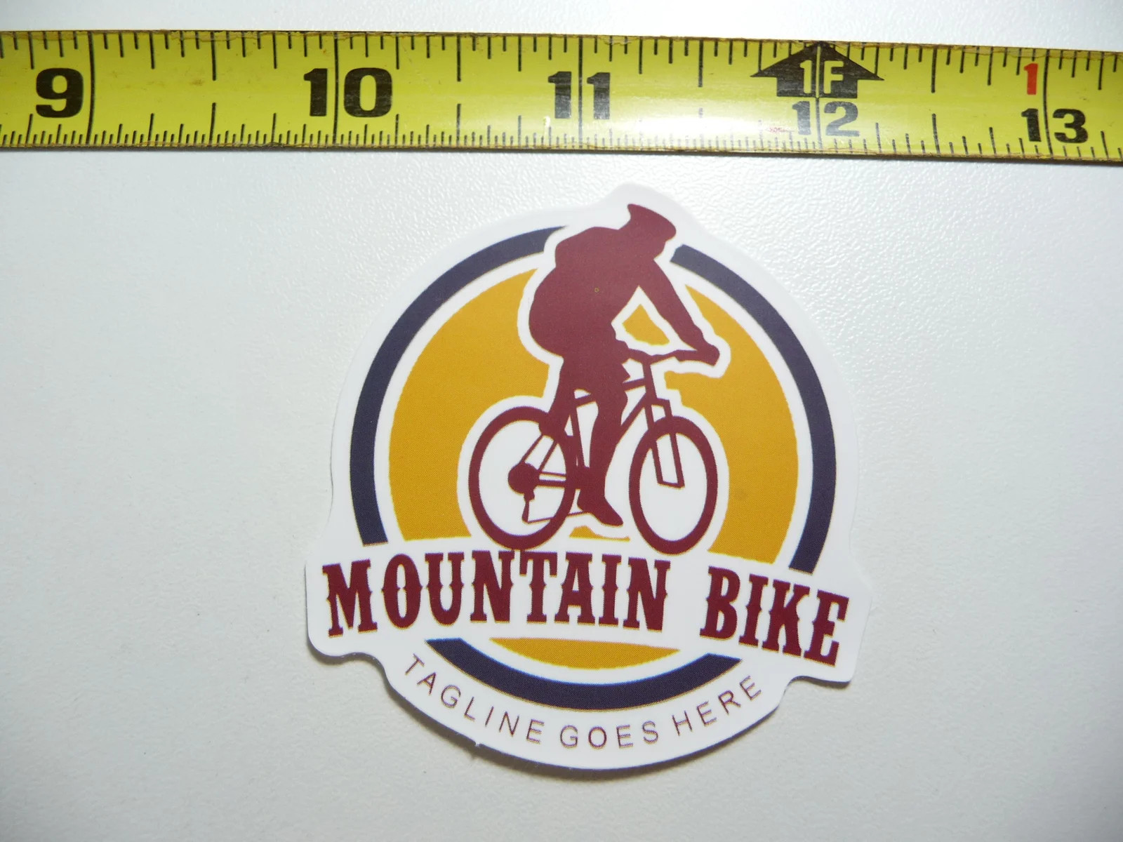 MTB MOUNTAIN BIKE FUNNY GENERIC TAGLINE SMALL STICKER DECAL RIDE RIDER