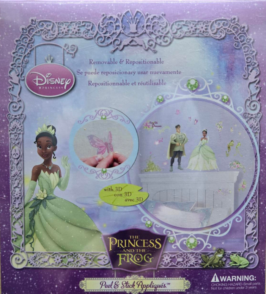 Disney's The Princess & The Frog Wall Stickers Peel & Stick Appliques RMK1423SCS