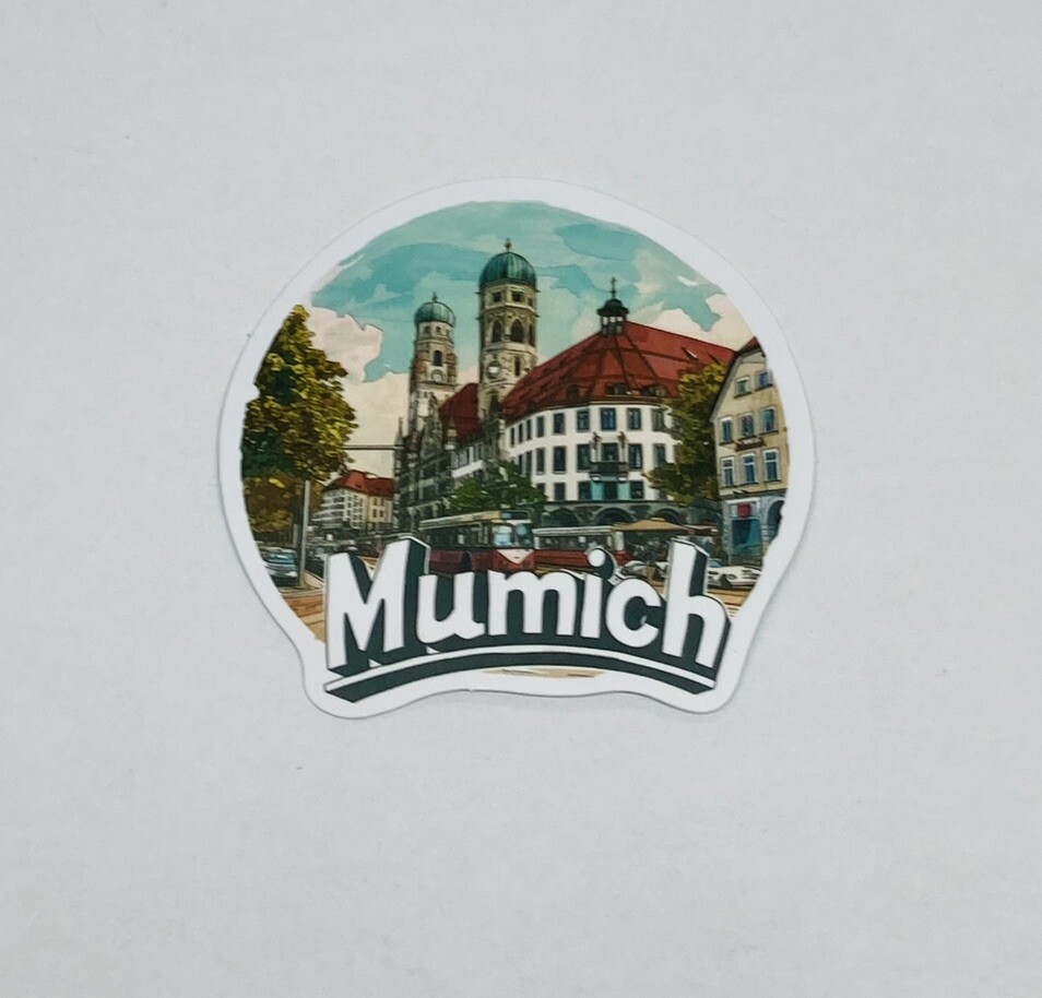 Munich Germany Sticker Travel City Tour Art Decal Vinyl Souvenir Tc6