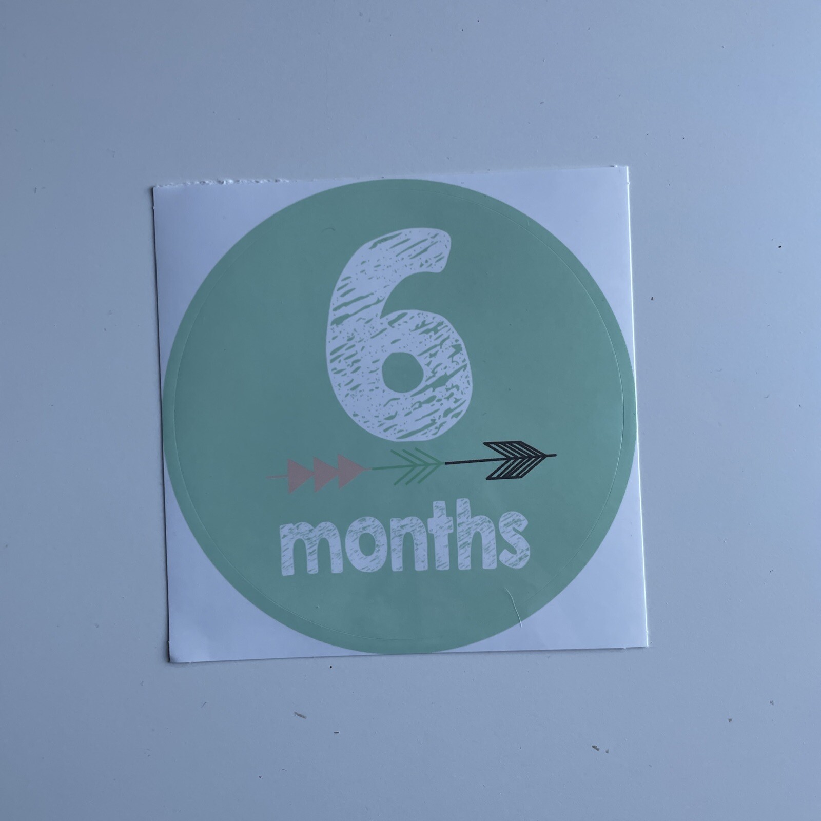 Monthly Baby Milestone Decal Stickers Set of 12 Gender Neutral Brand New