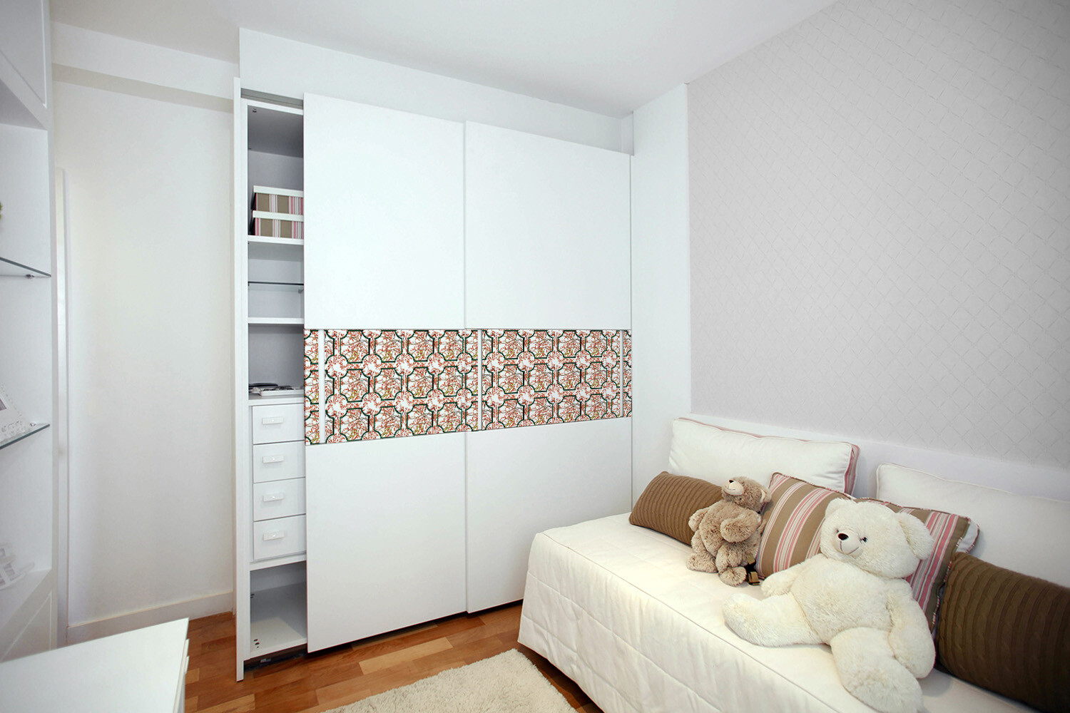 Wall Door Furniture Adhesive Decorative Sticker Decal Ethnic pattern 100×50